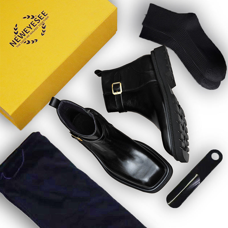 Men's Chelsea Boots: Supple Lining & Side-Zip Access in Durable Leather