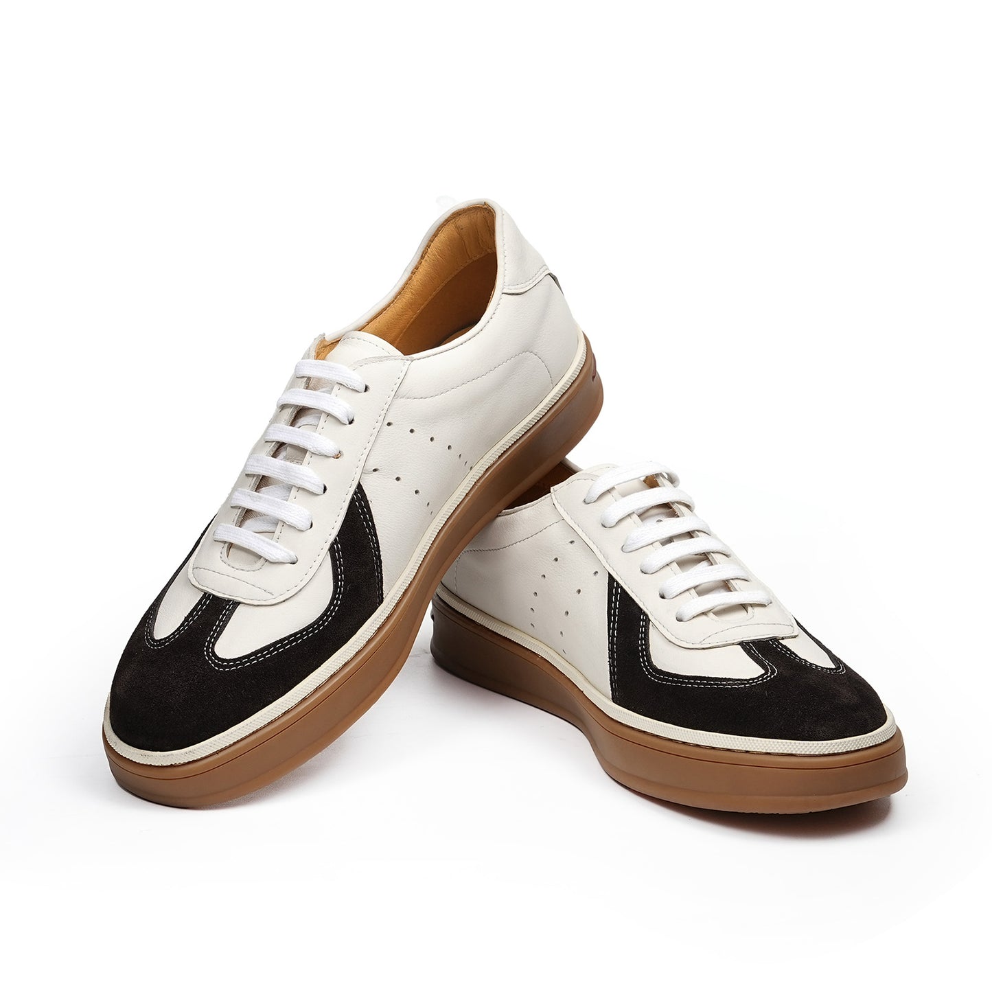 Men's Sneakers | Wingtip Details & Contrast Panel