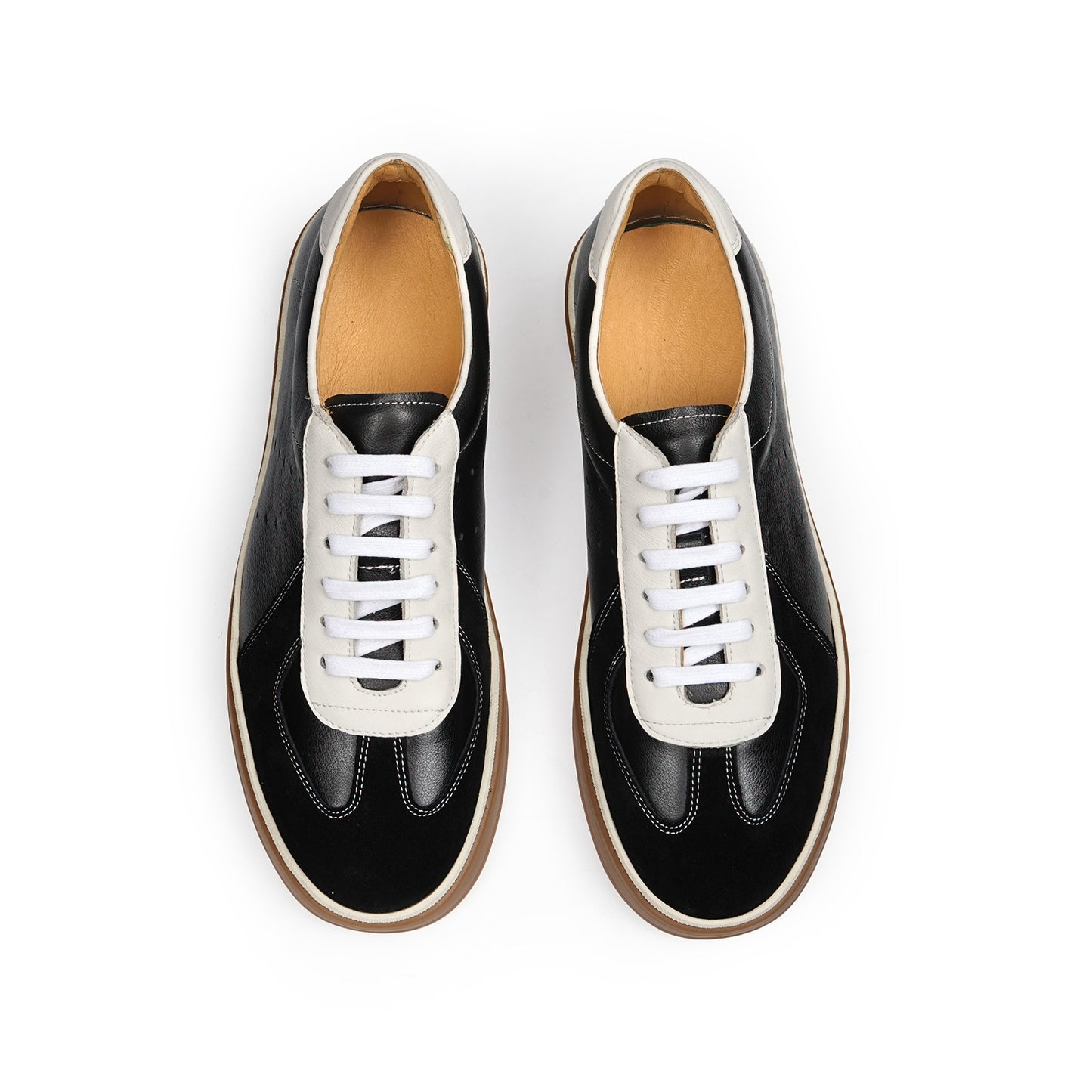 Men's Sneakers | Wingtip Details & Contrast Panel