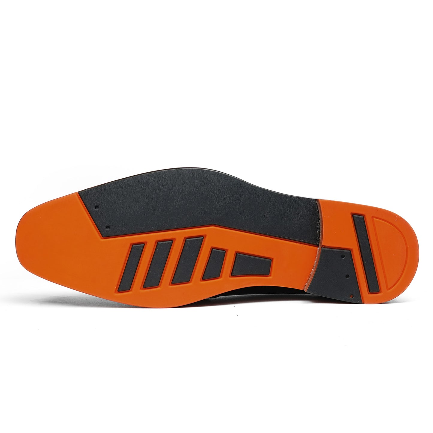 Men's Oxford Dress Shoes with Contrast Trim & Mirror Shine Finish