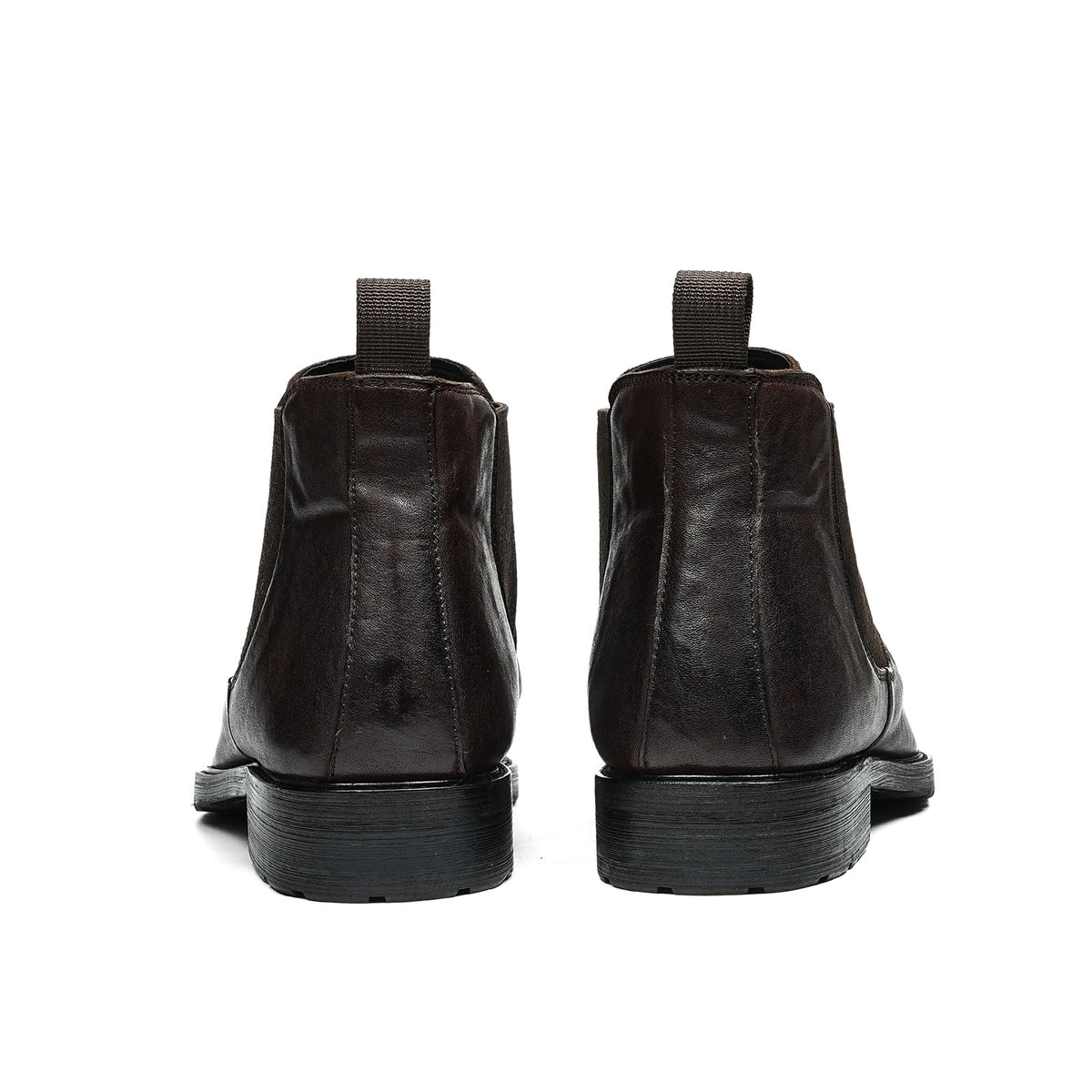 Men's Chelsea Boots Distressed | Elastic Side & Pull Tab