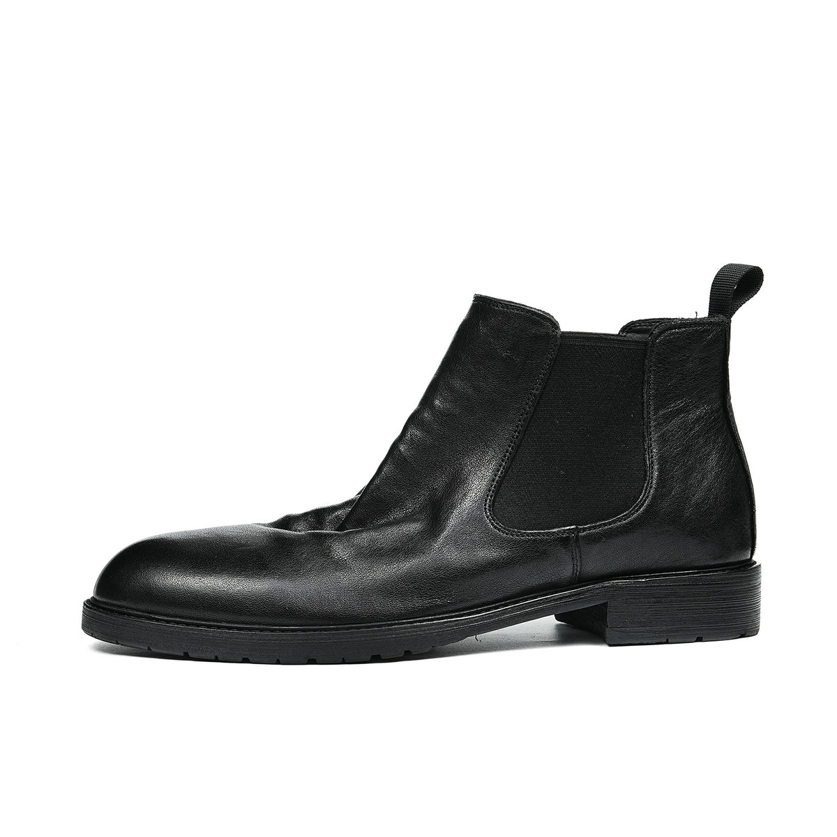 Men's Chelsea Boots Distressed | Elastic Side & Pull Tab