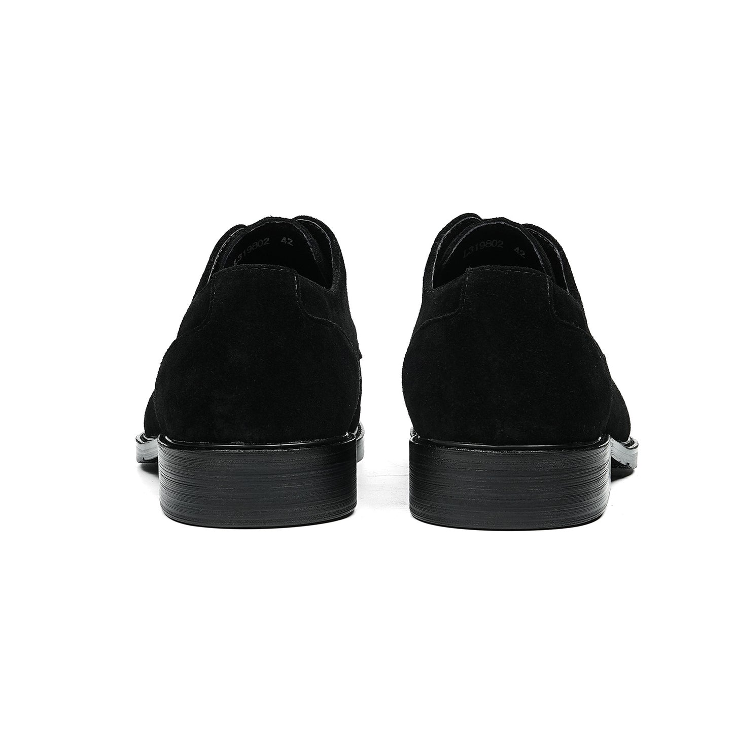 Men's Suede Derby Shoes | Contrast Sole and Classic Lacing