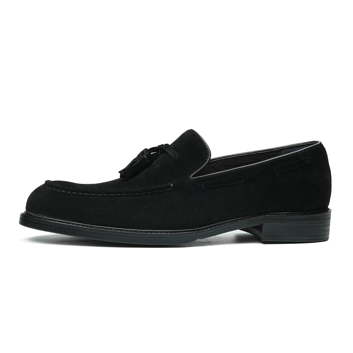 Men's Tassel Loafers| with Rubber Sole & Moc-Toe Styling