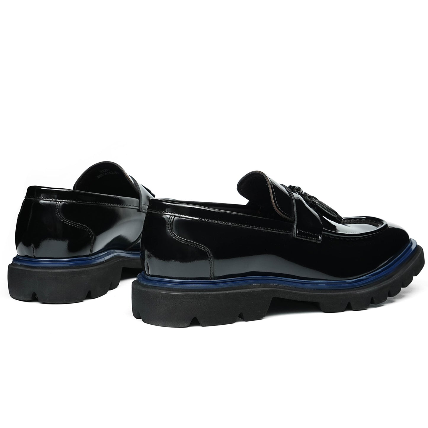Men's Tassel Loafers with Chunky Sole & Contrast Stitch Accent