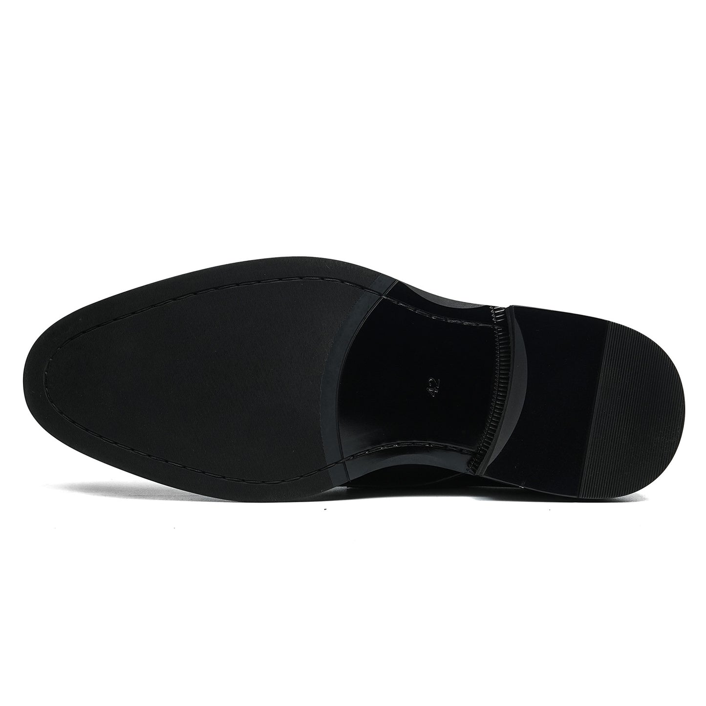 Men's Elegant Derby Shoes with Sleek Profile & High-Shine Finish