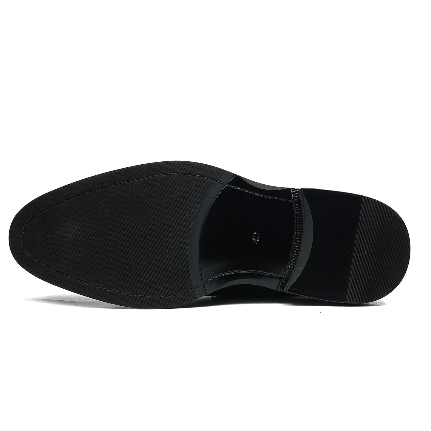 Men's Classic Brogue Derby Shoes with Ornamental Perforations