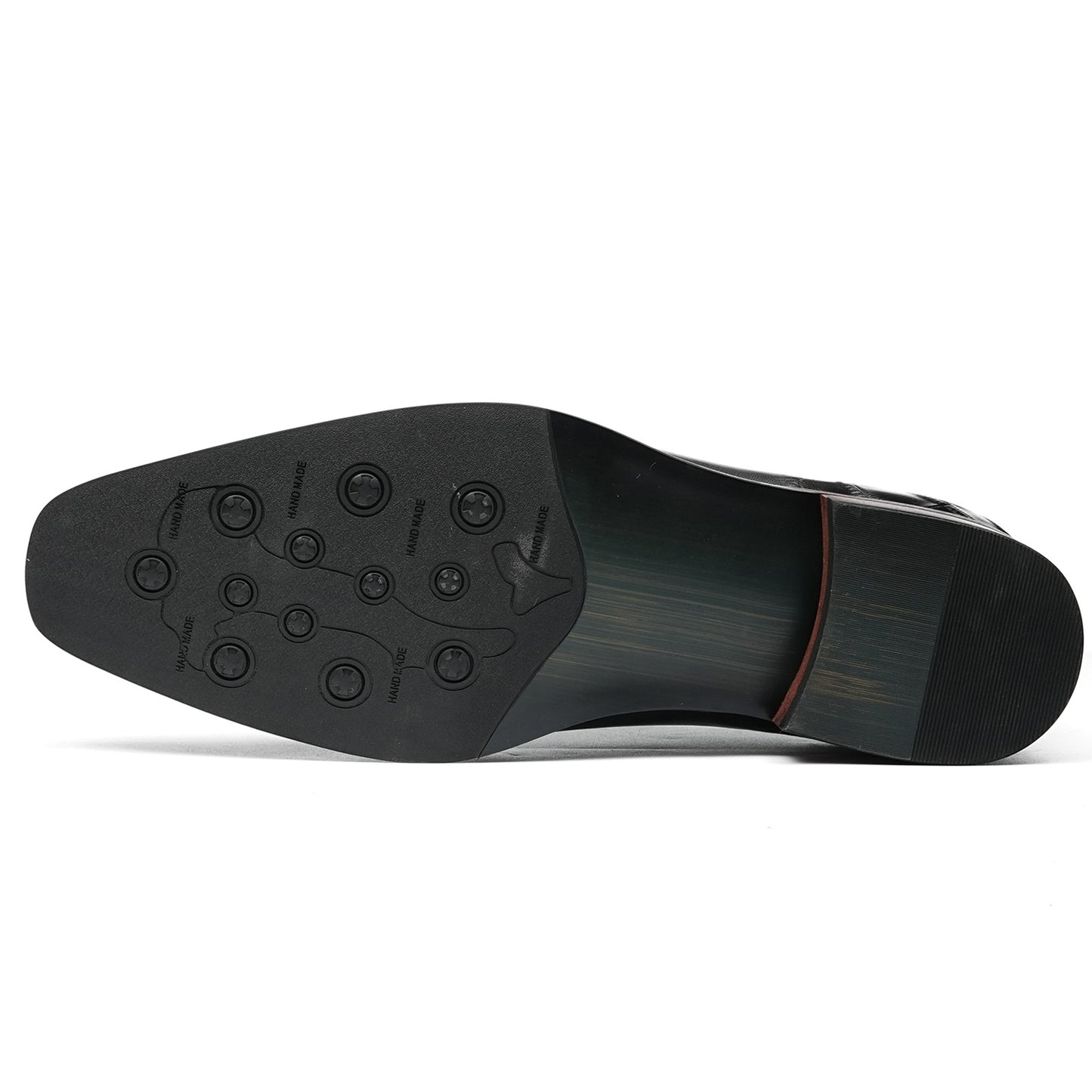 Men's Formal Oxford Shoes with Exquisite Crocodile-Embossed Toe