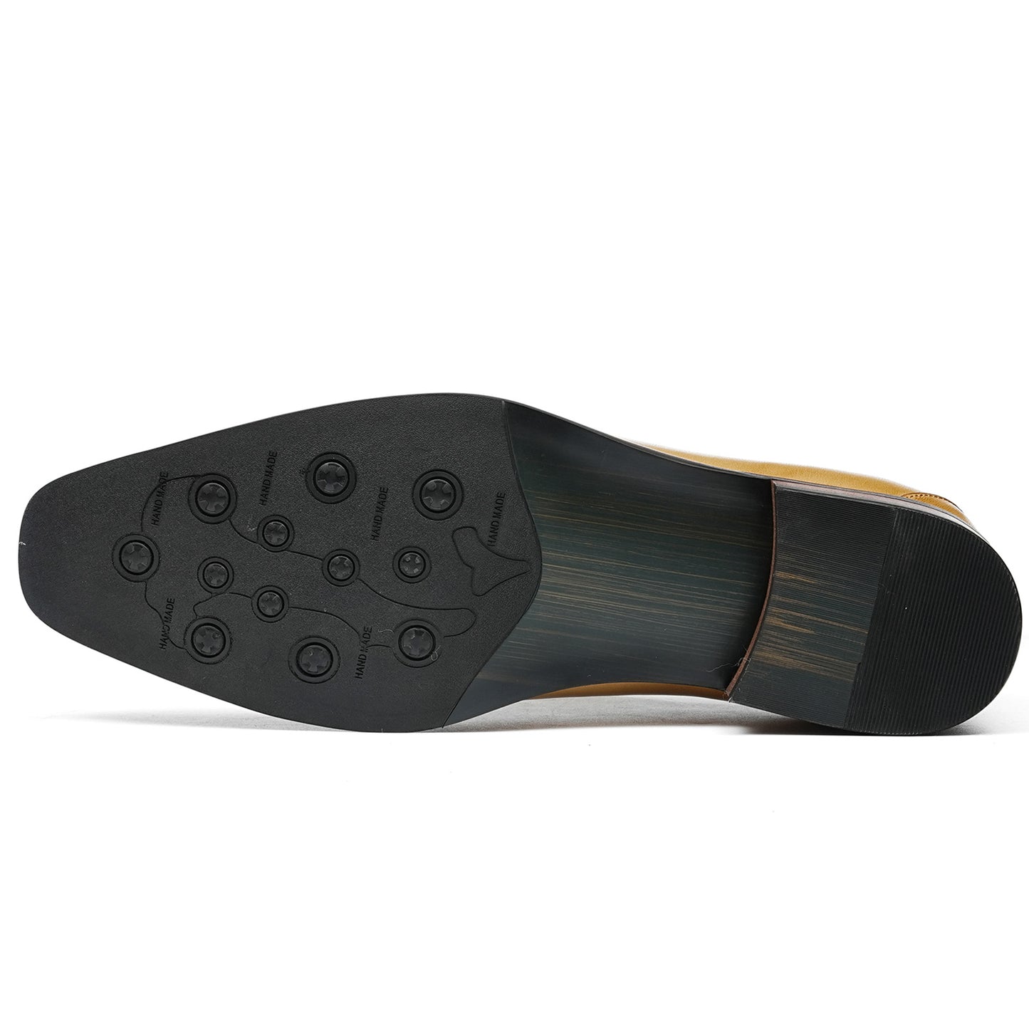 Sophisticated Men's Oxford Shoes with Decorative Edge Stitching