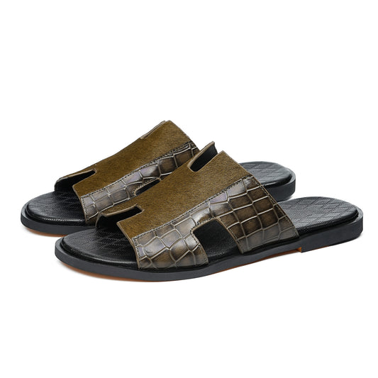 Men's Sandals Artisanal Woven Detail & Breathable Open Design