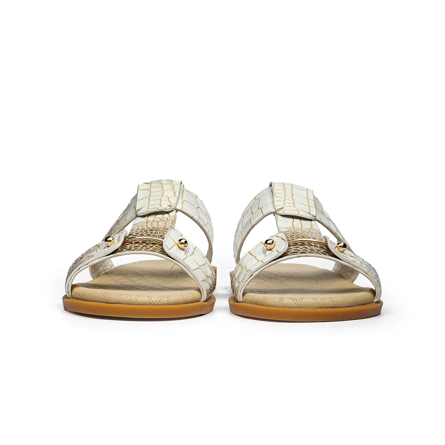 Men's Sandals Artisan-Textured | Minimalist Buckle & Cross-Strap Design