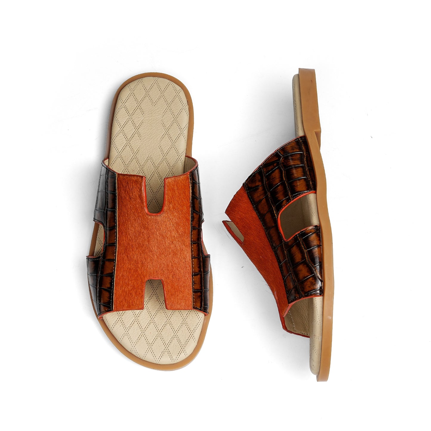 Men's Sandals Artisanal Woven Detail & Breathable Open Design