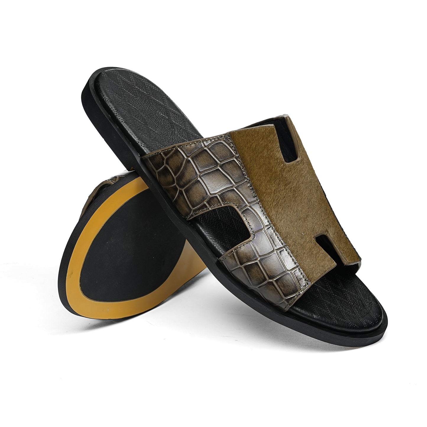 Men's Sandals Artisanal Woven Detail & Breathable Open Design