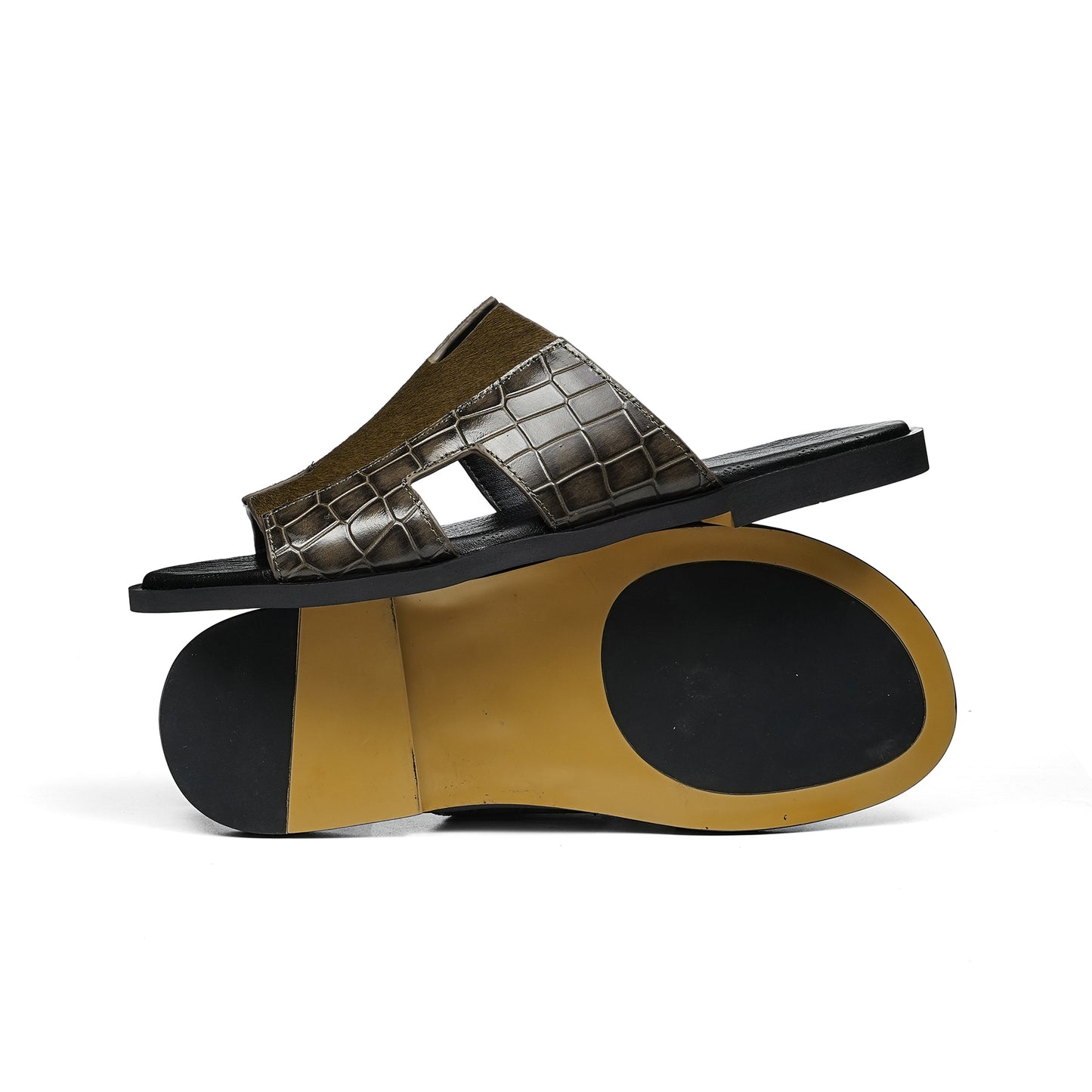 Men's Sandals Artisanal Woven Detail & Breathable Open Design