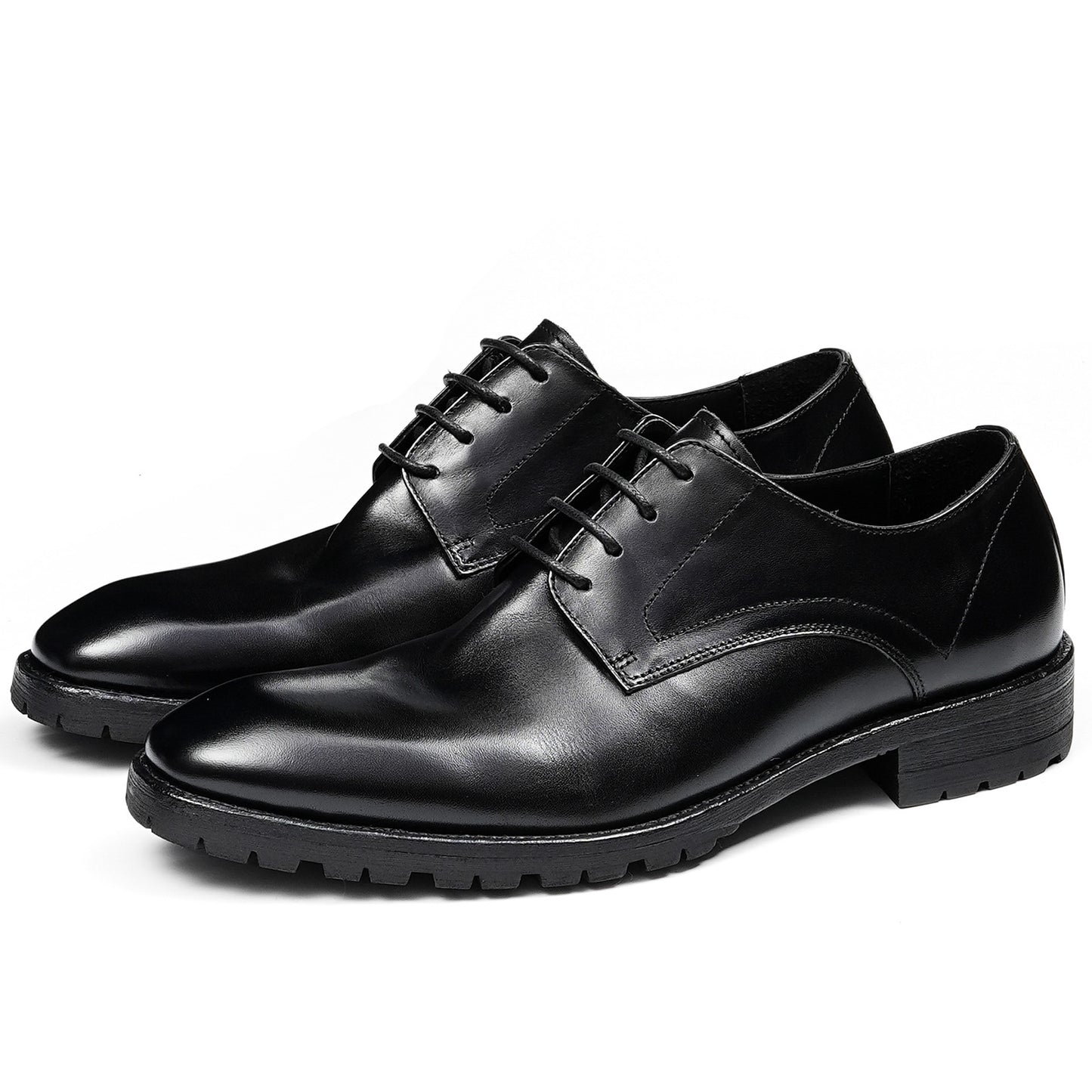 Classic Men's Derby Shoes Design with Rounded Toe for Everyday Sophistication