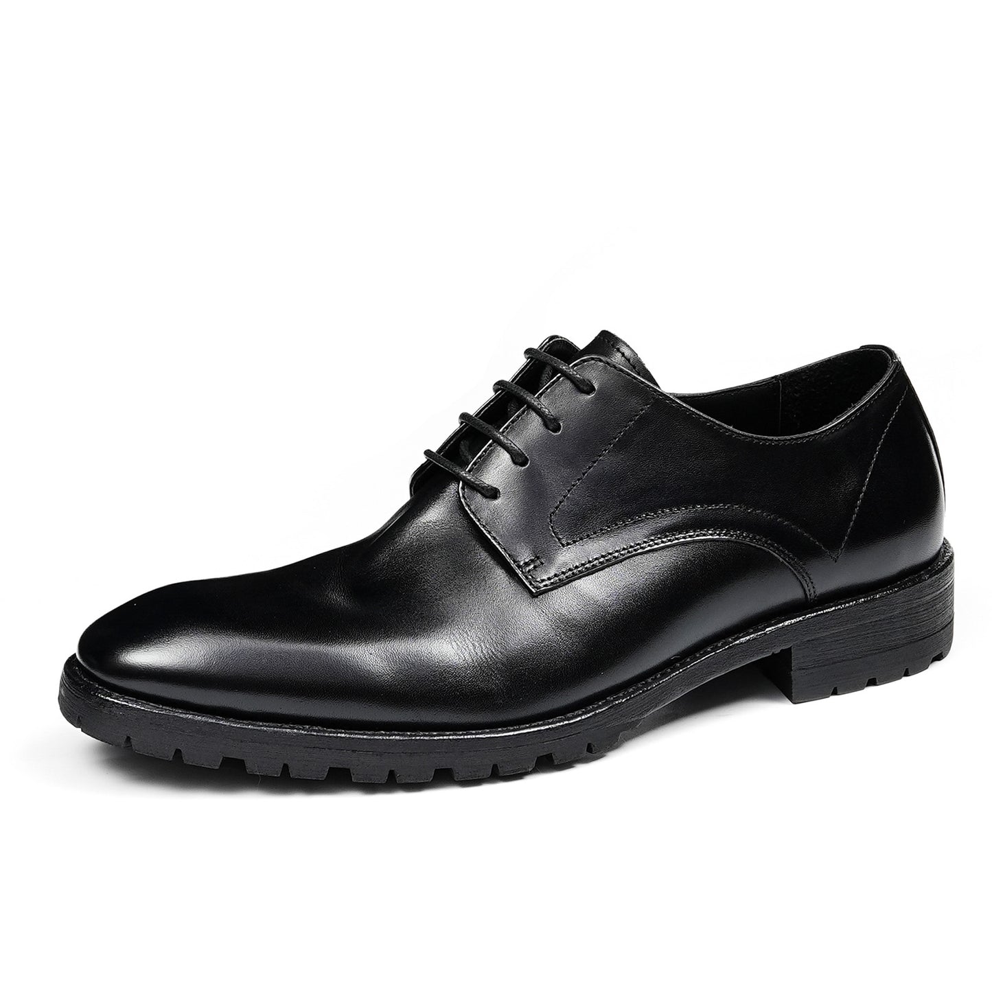 Classic Men's Derby Shoes Design with Rounded Toe for Everyday Sophistication
