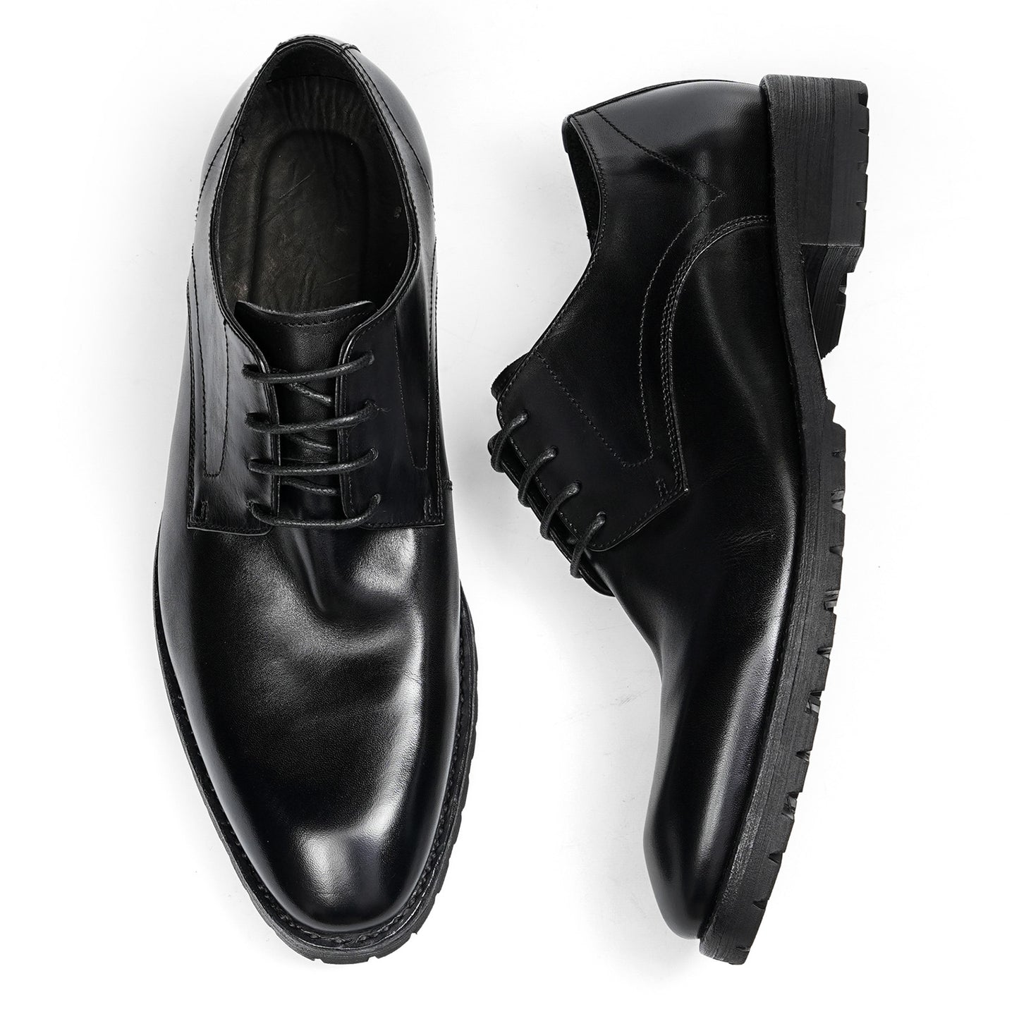 Classic Men's Derby Shoes Design with Rounded Toe for Everyday Sophistication