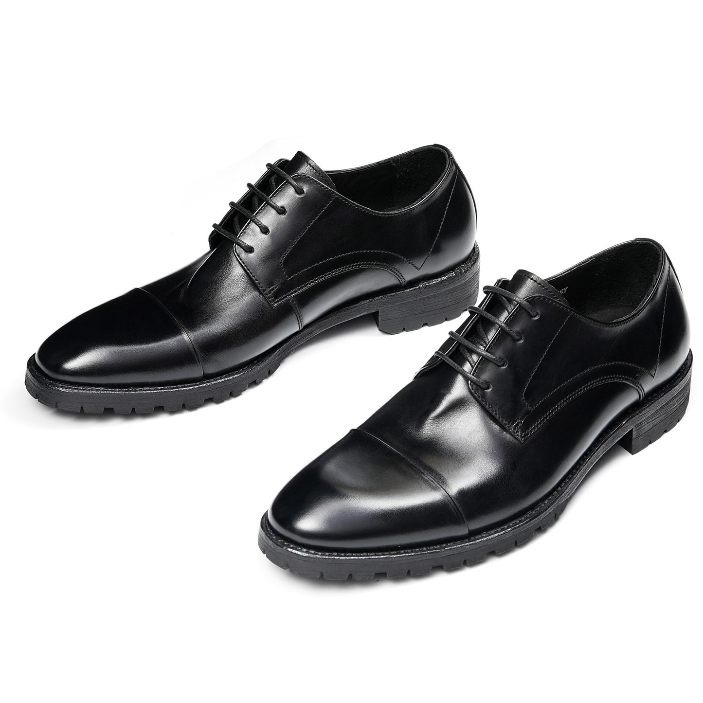 Men's Derby Shoes with Vintage Aesthetic & Durable Profile