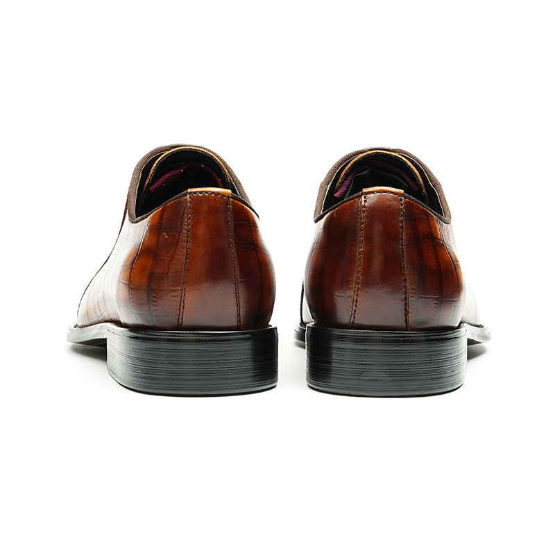Calfskin Oxford Shoes for Men Pointed Toe