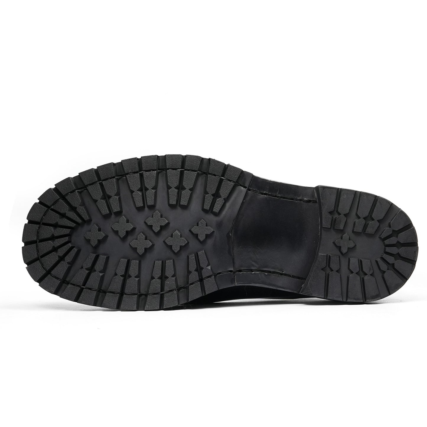 Men's Derby Shoes Round-Toe with Robust Sole