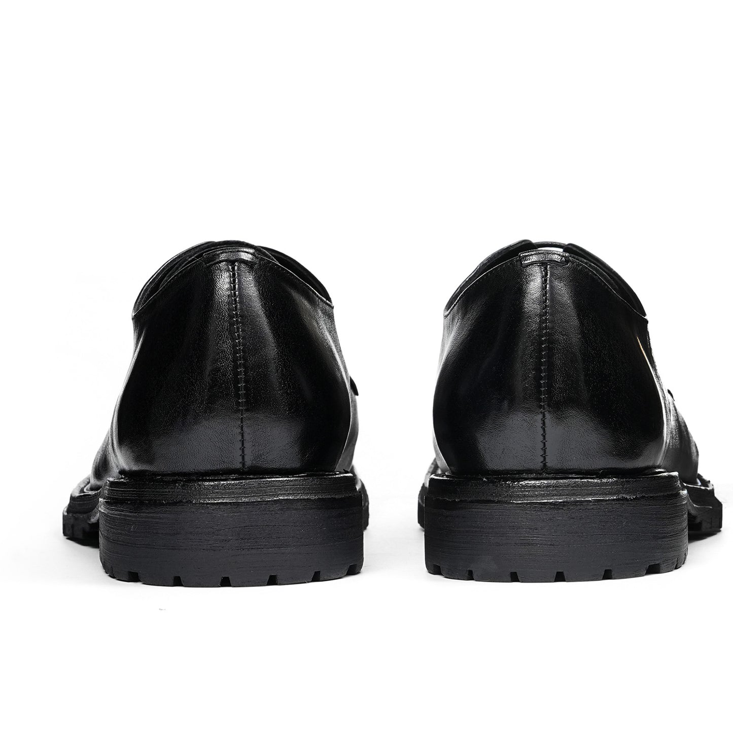 Men's Derby Shoes Round-Toe with Robust Sole