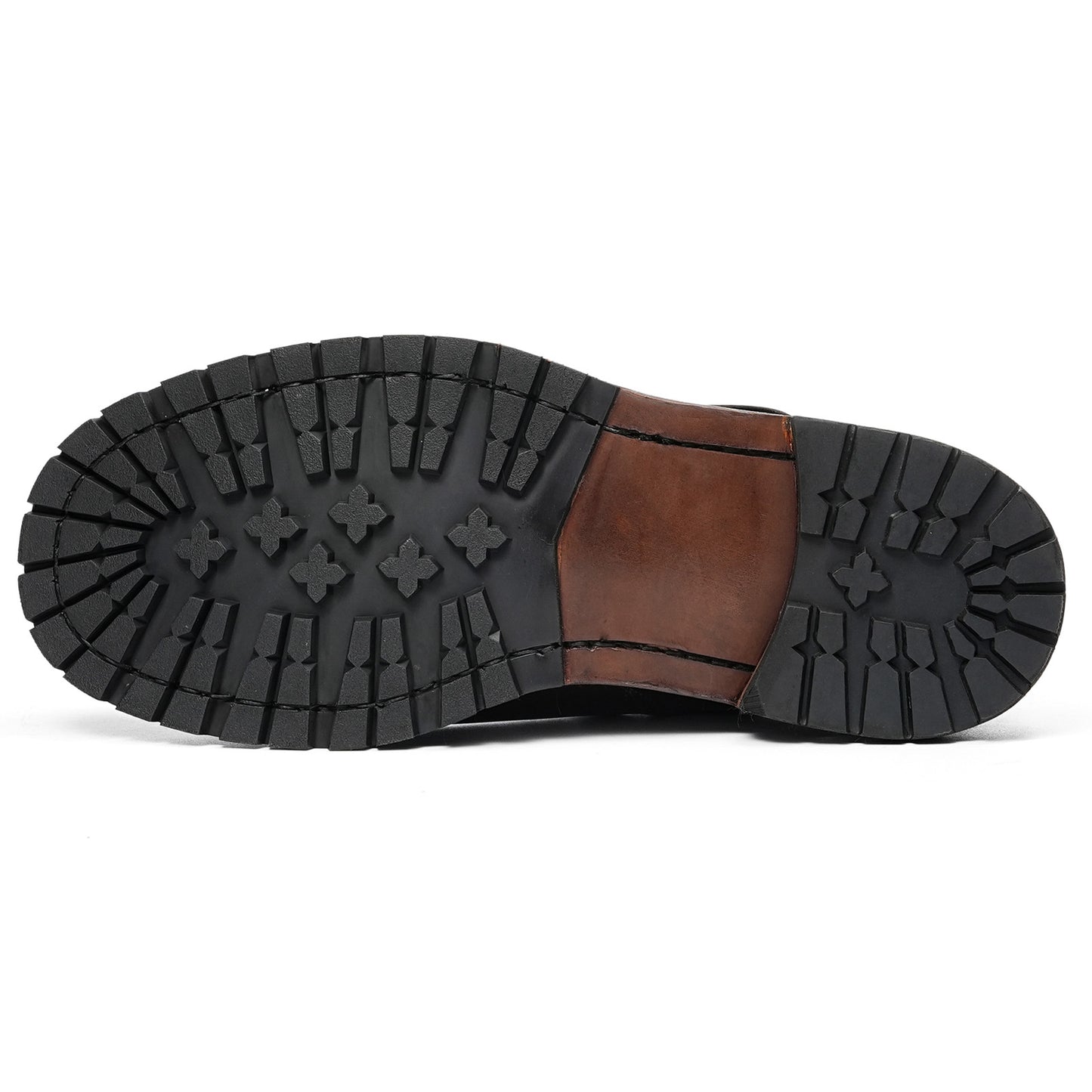 Urban Edge Men's Loafers | Sculpted Overlap Detail & Bold Platform Sole