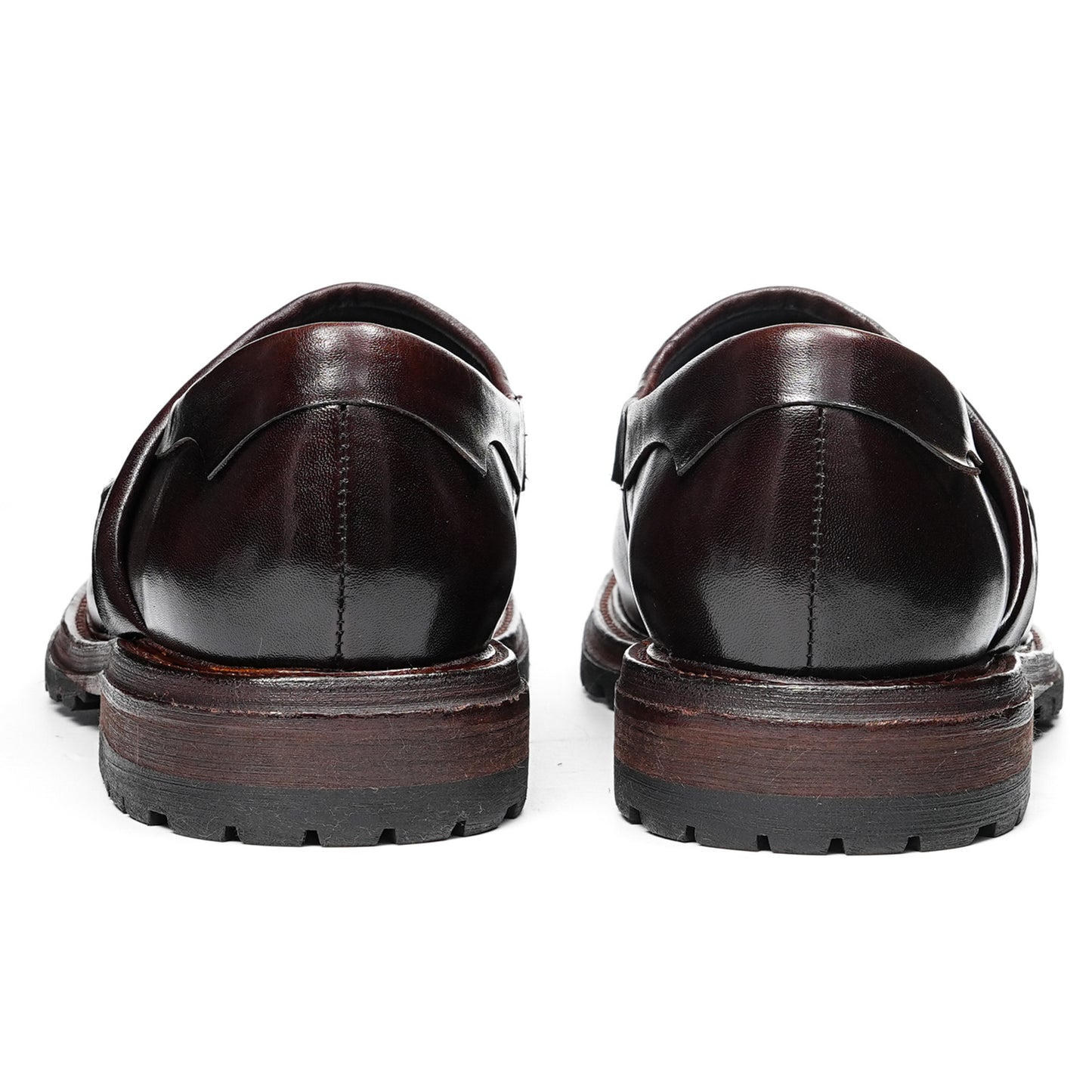 Urban Edge Men's Loafers | Sculpted Overlap Detail & Bold Platform Sole