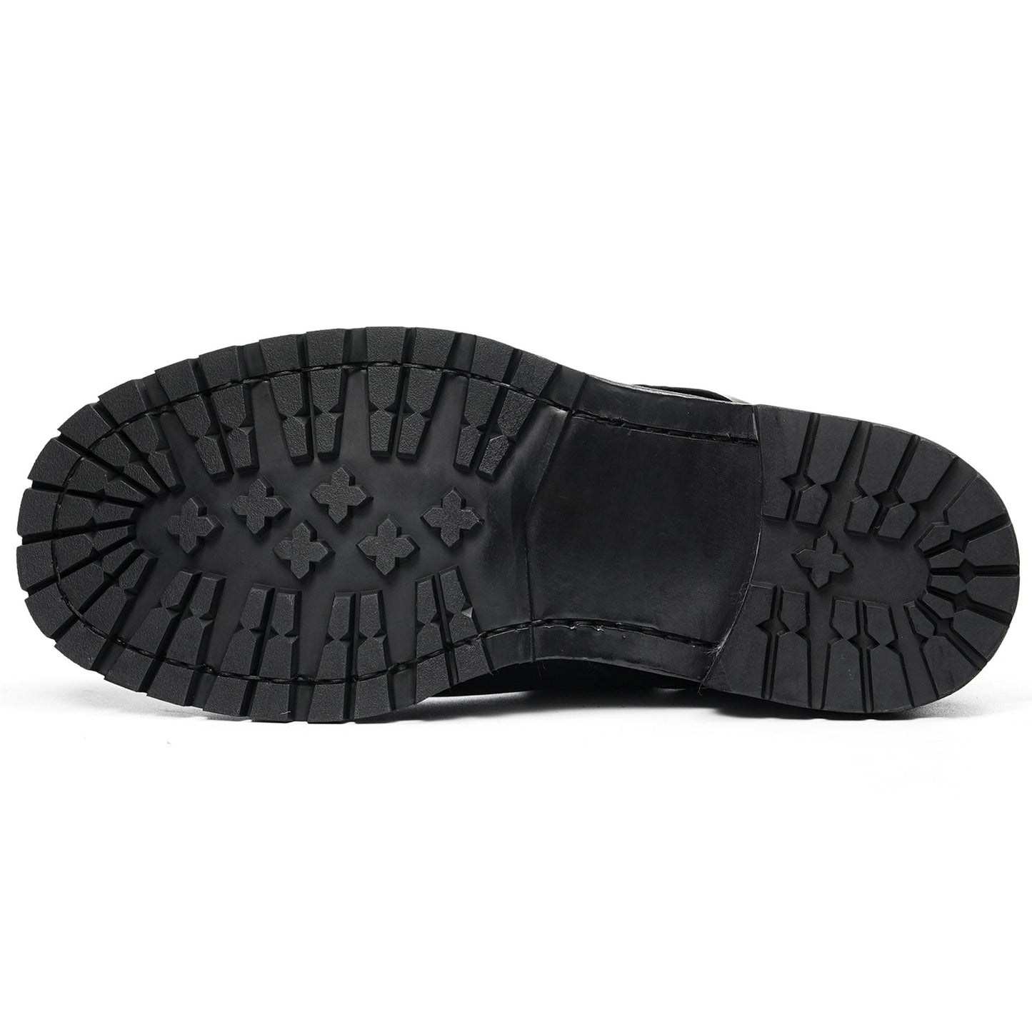 Urban Edge Men's Loafers | Sculpted Overlap Detail & Bold Platform Sole