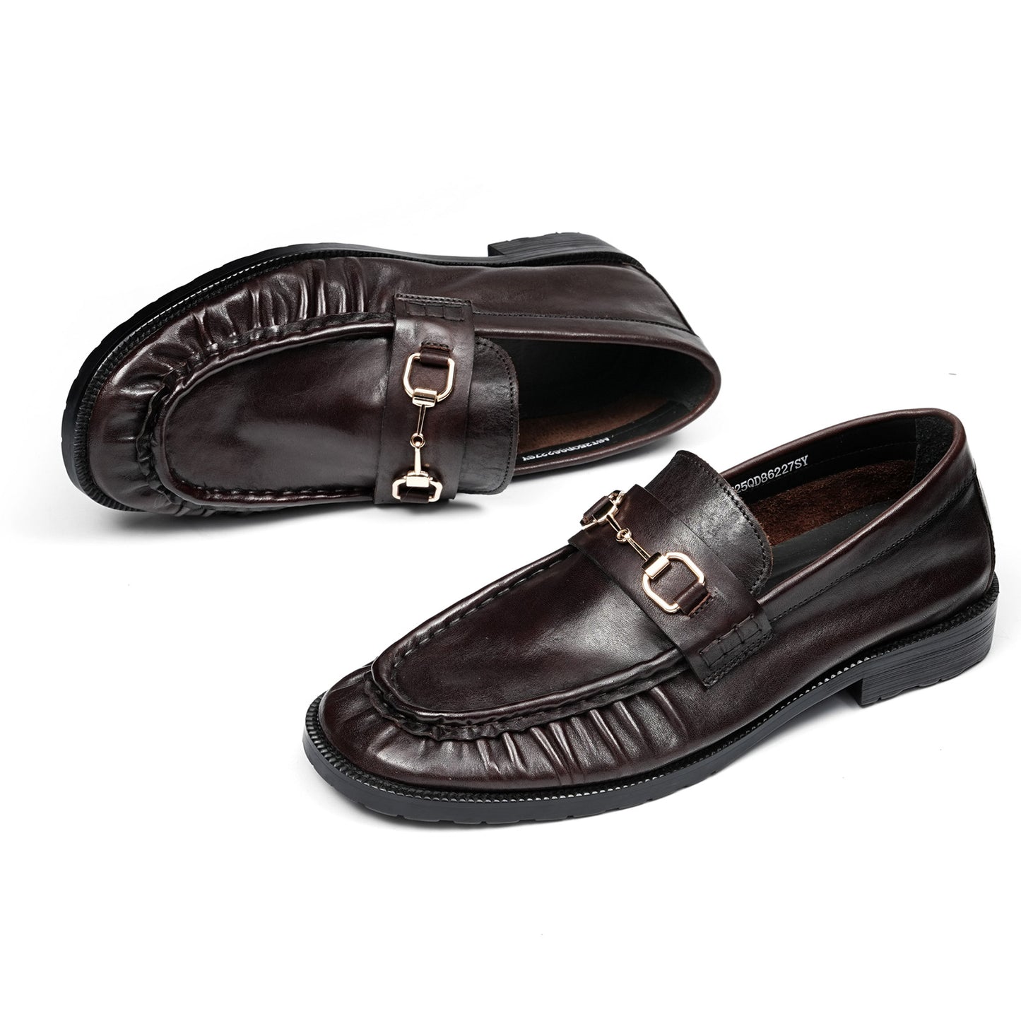 Men's Statement Buckle Loafer | Textured Front & Modern Silhouette