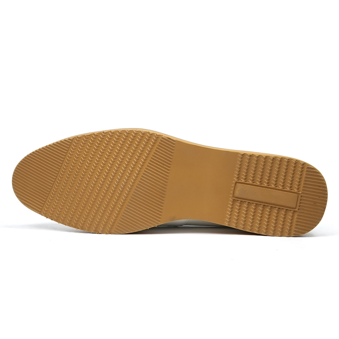 Men's Contrast Texture Loafers with Modern Cross-Strap Detail