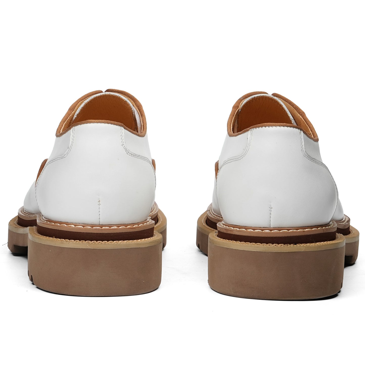 Men's Oxford Shoes: Casual Stitching & Rugged Chunky Sole