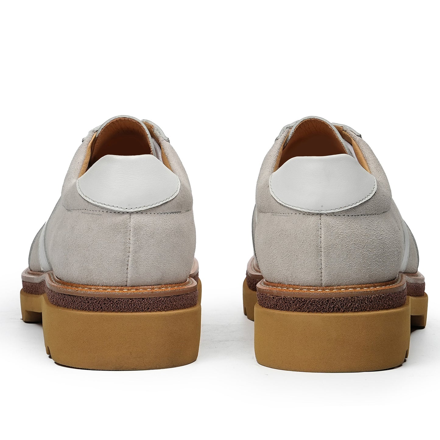 Men's Sneaker with Structured Lace-Up Textured Panels & Layered Sole