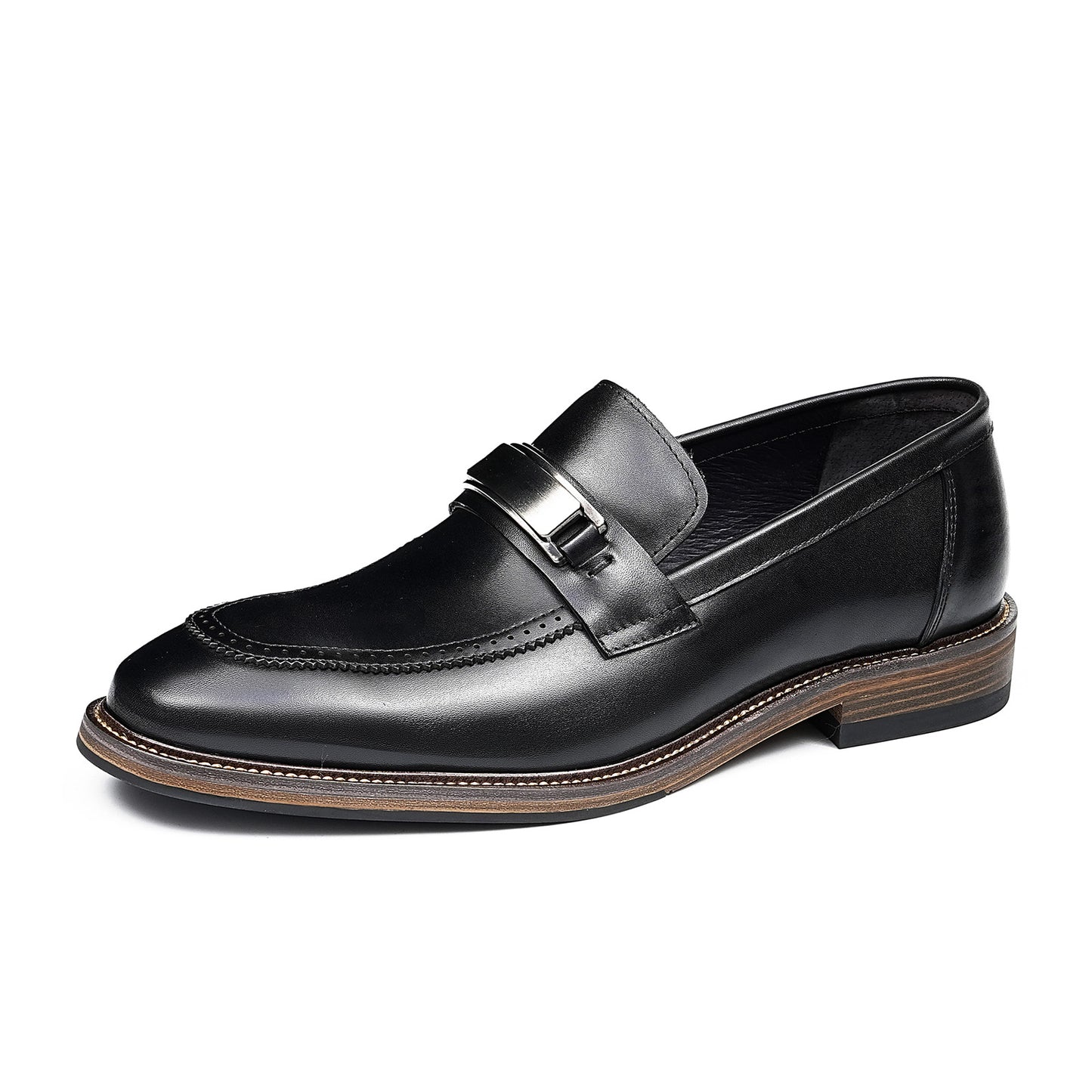 Men's Loafers |  Classic Moc-Toe & Metal Buckle