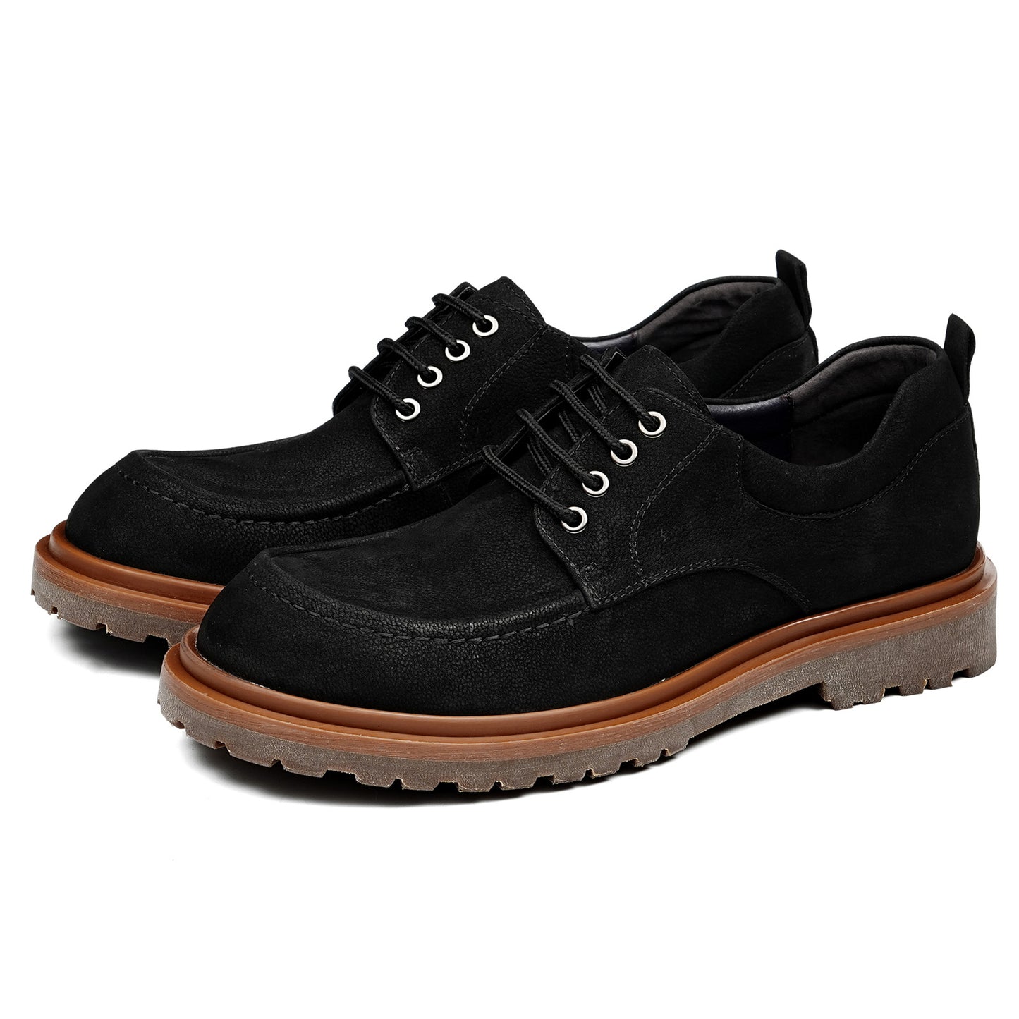 Men's Boots: Low-Top Round Toe Durable Outsole