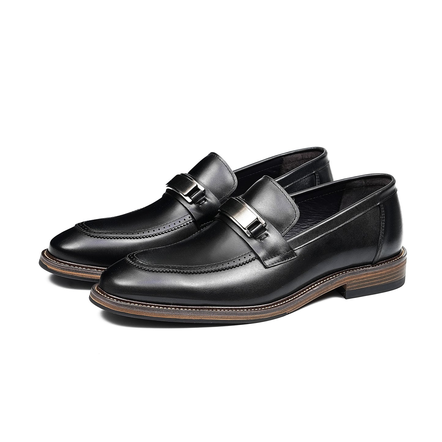 Men's Loafers |  Classic Moc-Toe & Metal Buckle