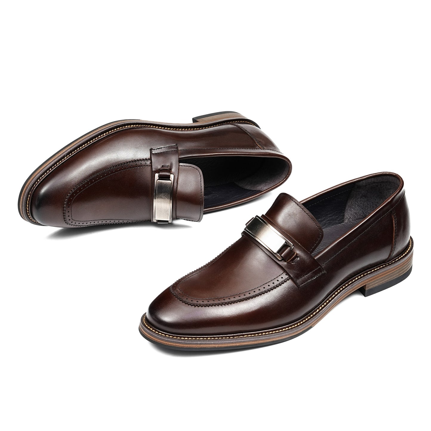 Men's Loafers |  Classic Moc-Toe & Metal Buckle
