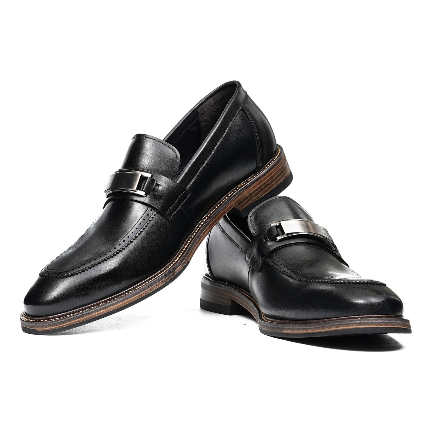 Men's Loafers |  Classic Moc-Toe & Metal Buckle