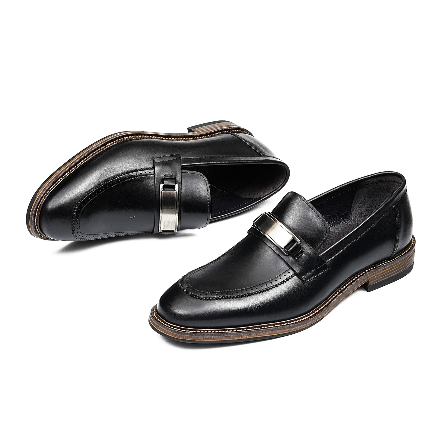 Men's Loafers |  Classic Moc-Toe & Metal Buckle