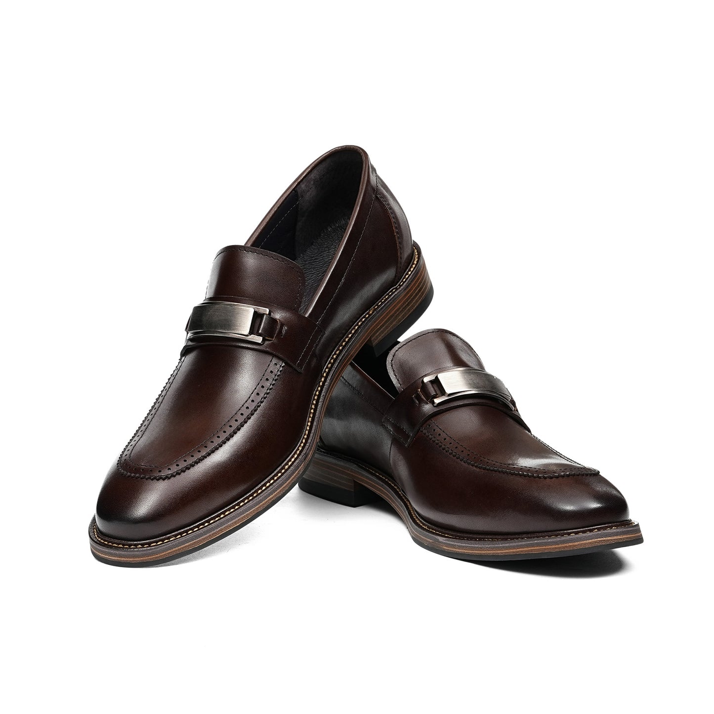 Men's Loafers |  Classic Moc-Toe & Metal Buckle