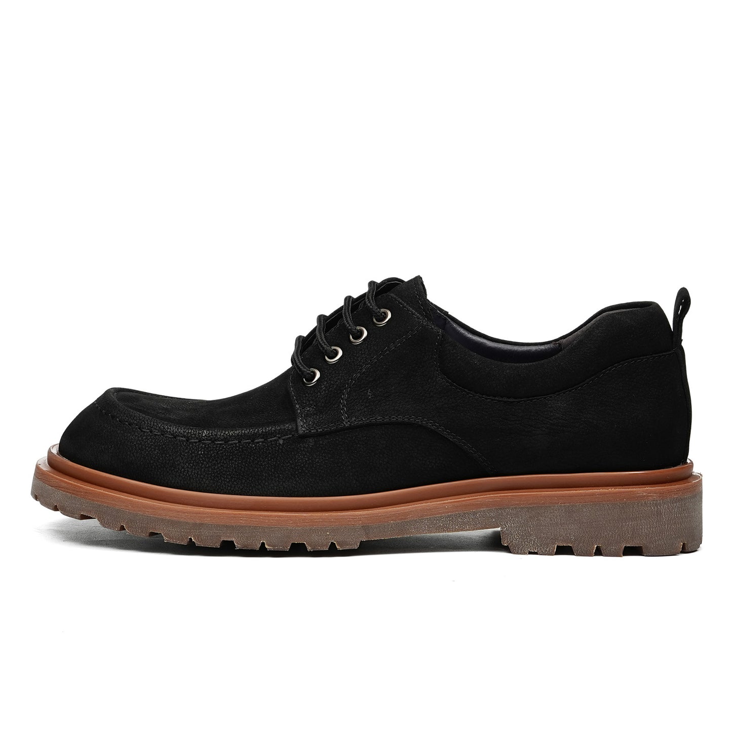 Men's Boots: Low-Top Round Toe Durable Outsole