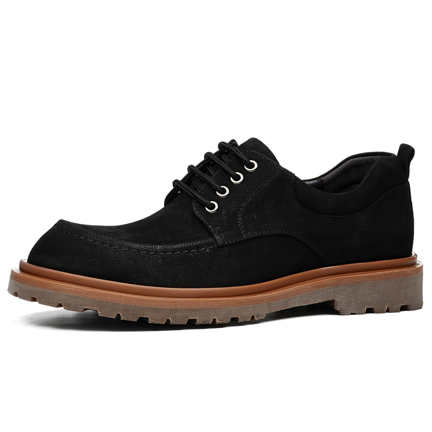Men's Boots: Low-Top Round Toe Durable Outsole