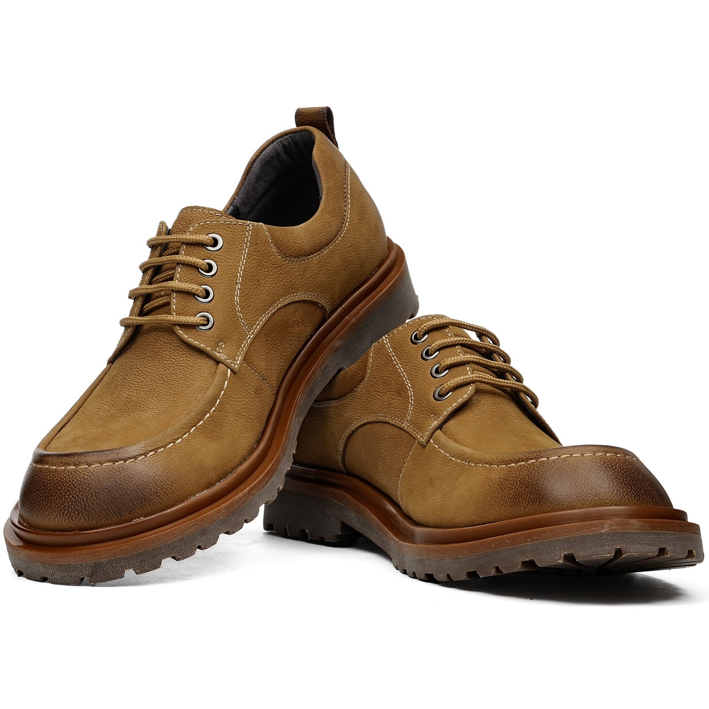 Men's Boots: Low-Top Round Toe Durable Outsole