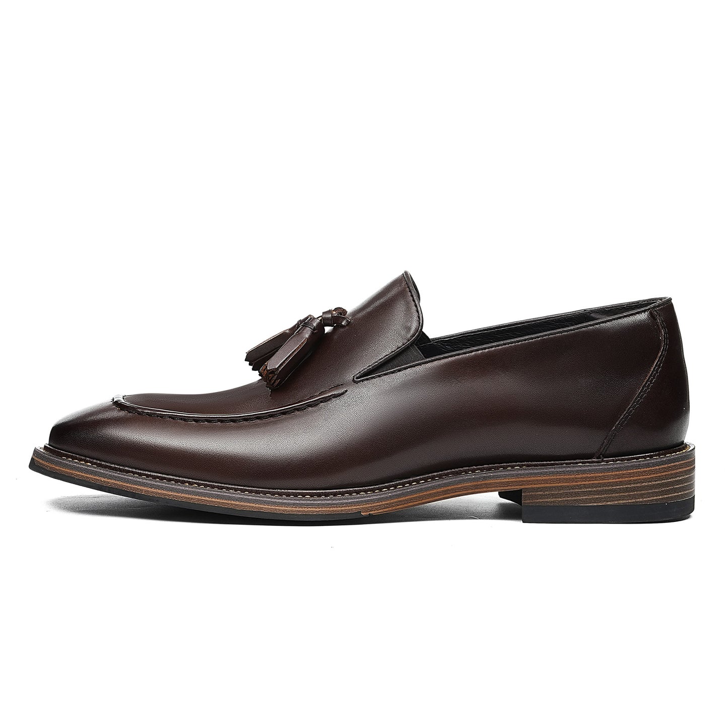 Men's Tassel Loafers | Polished Finish & Refined Moc-Toe Design