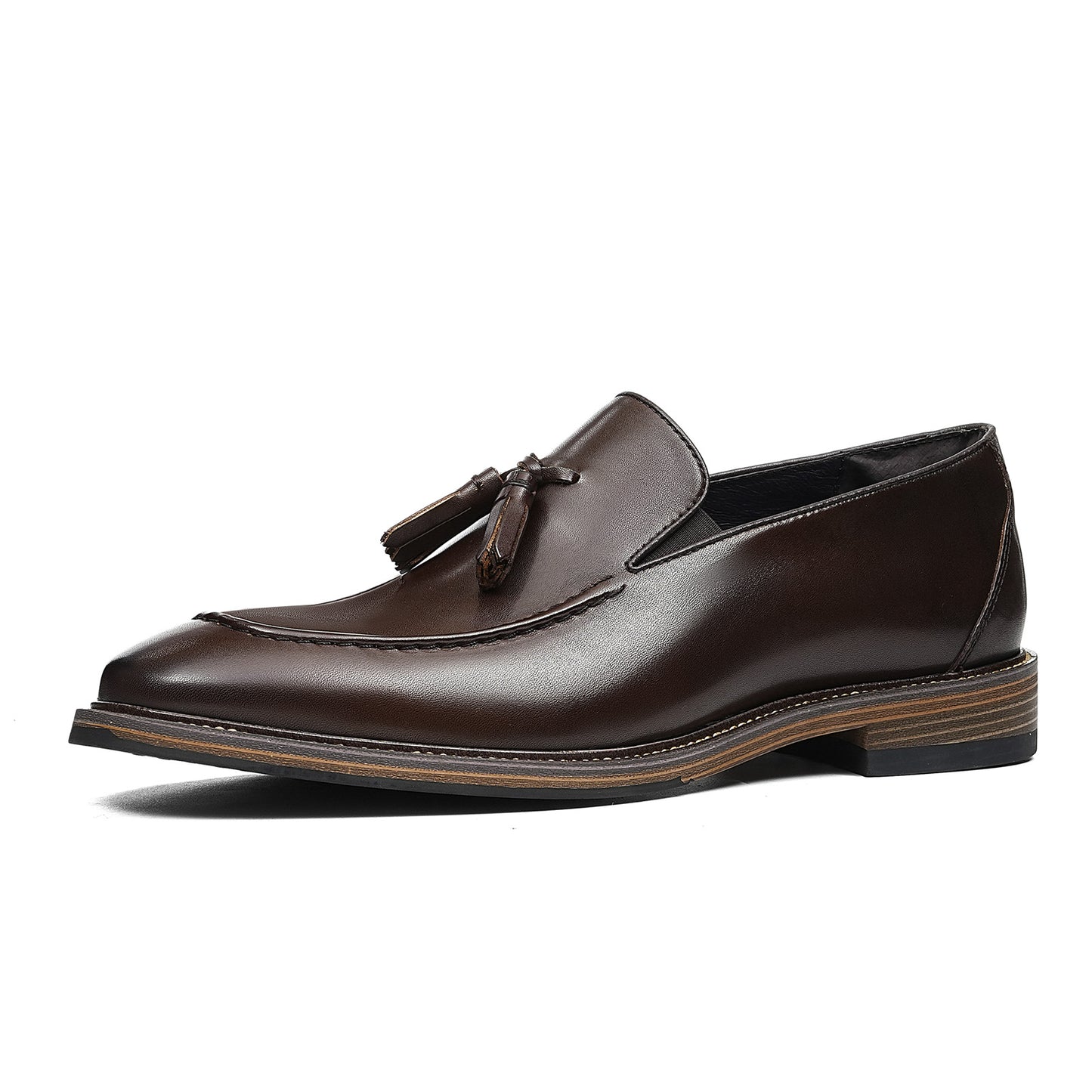 Men's Tassel Loafers | Polished Finish & Refined Moc-Toe Design