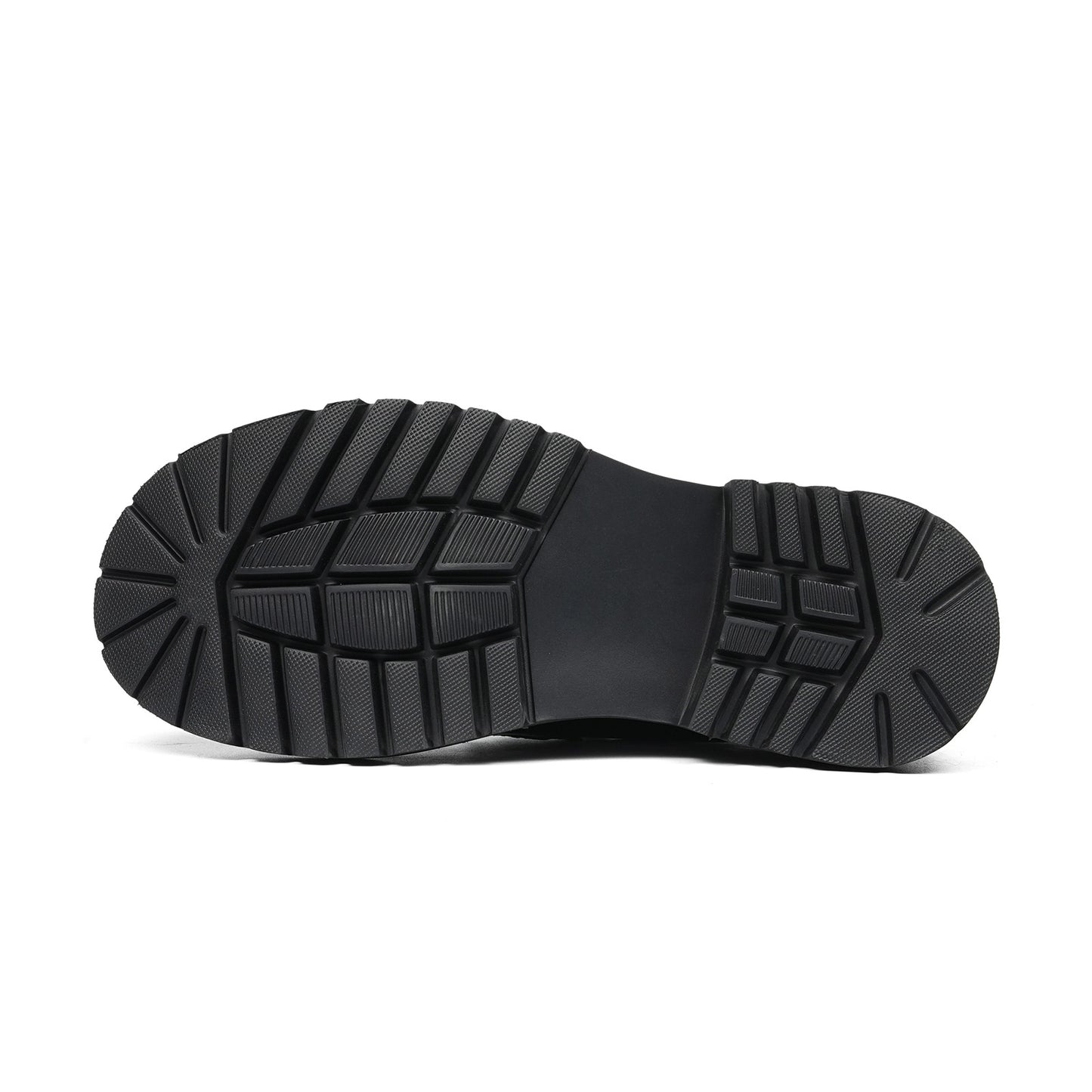 Men's Loafers | Two-Tone Leather Chunky Rubber Sole