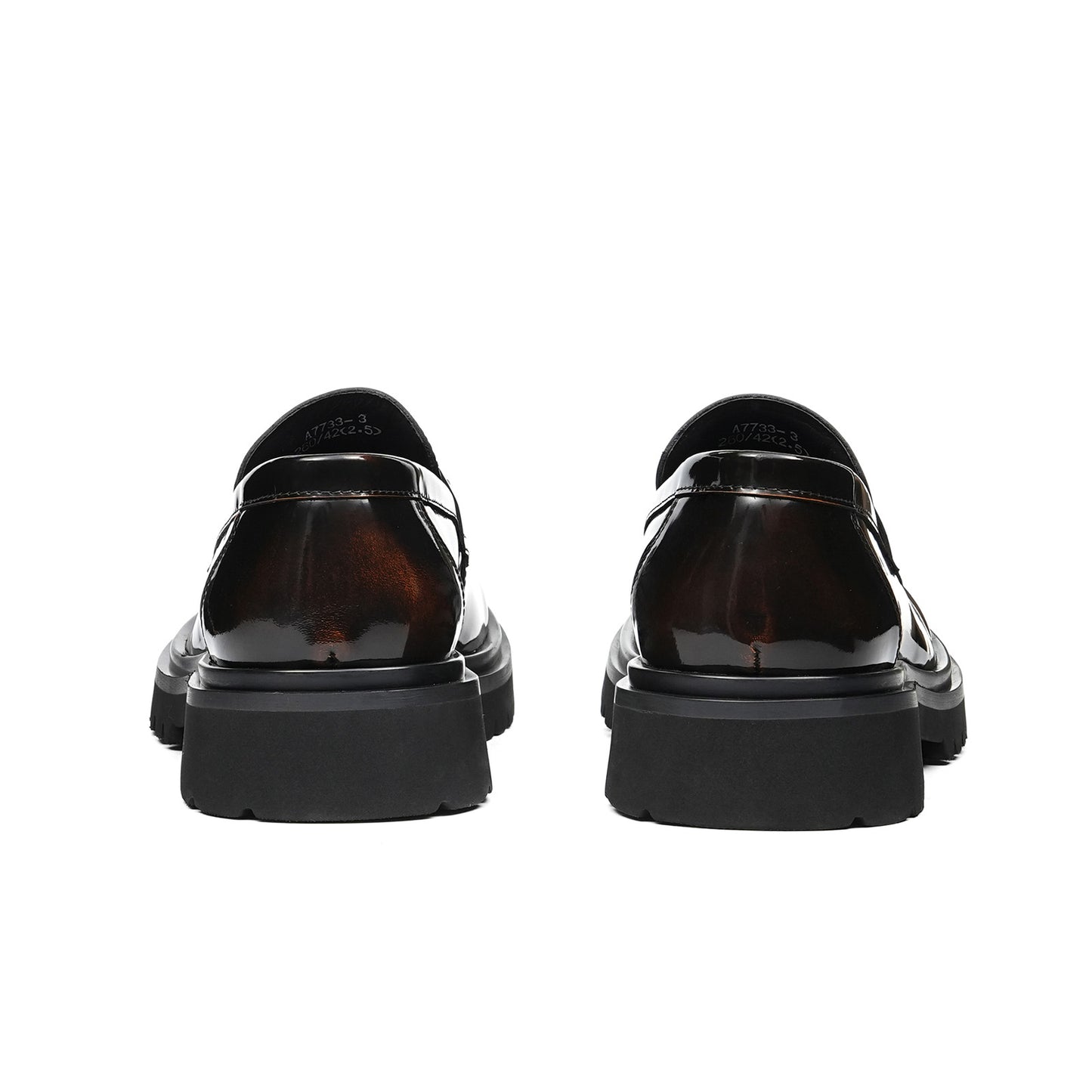 Men's Loafers | Two-Tone Leather Chunky Rubber Sole