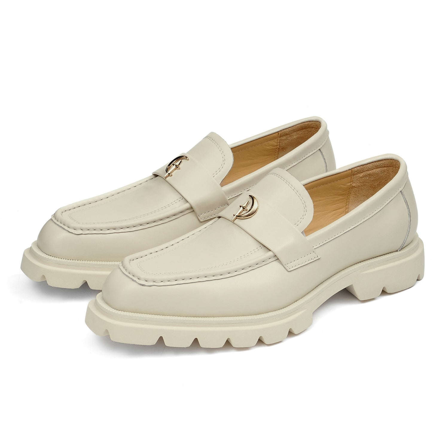 Men's Loafers: Metal Horsebit Chunky Sole