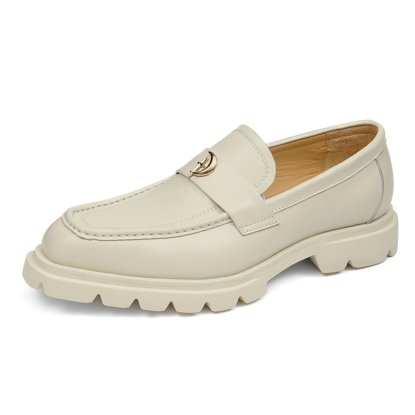 Men's Loafers: Metal Horsebit Chunky Sole