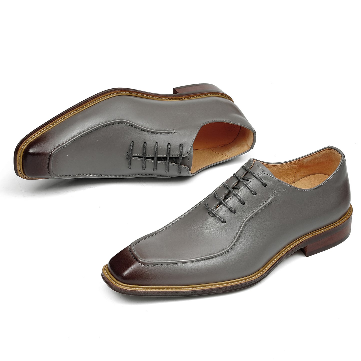 Men's Oxford Shoes: Classic Formal Dress Shoes Contrast Sole