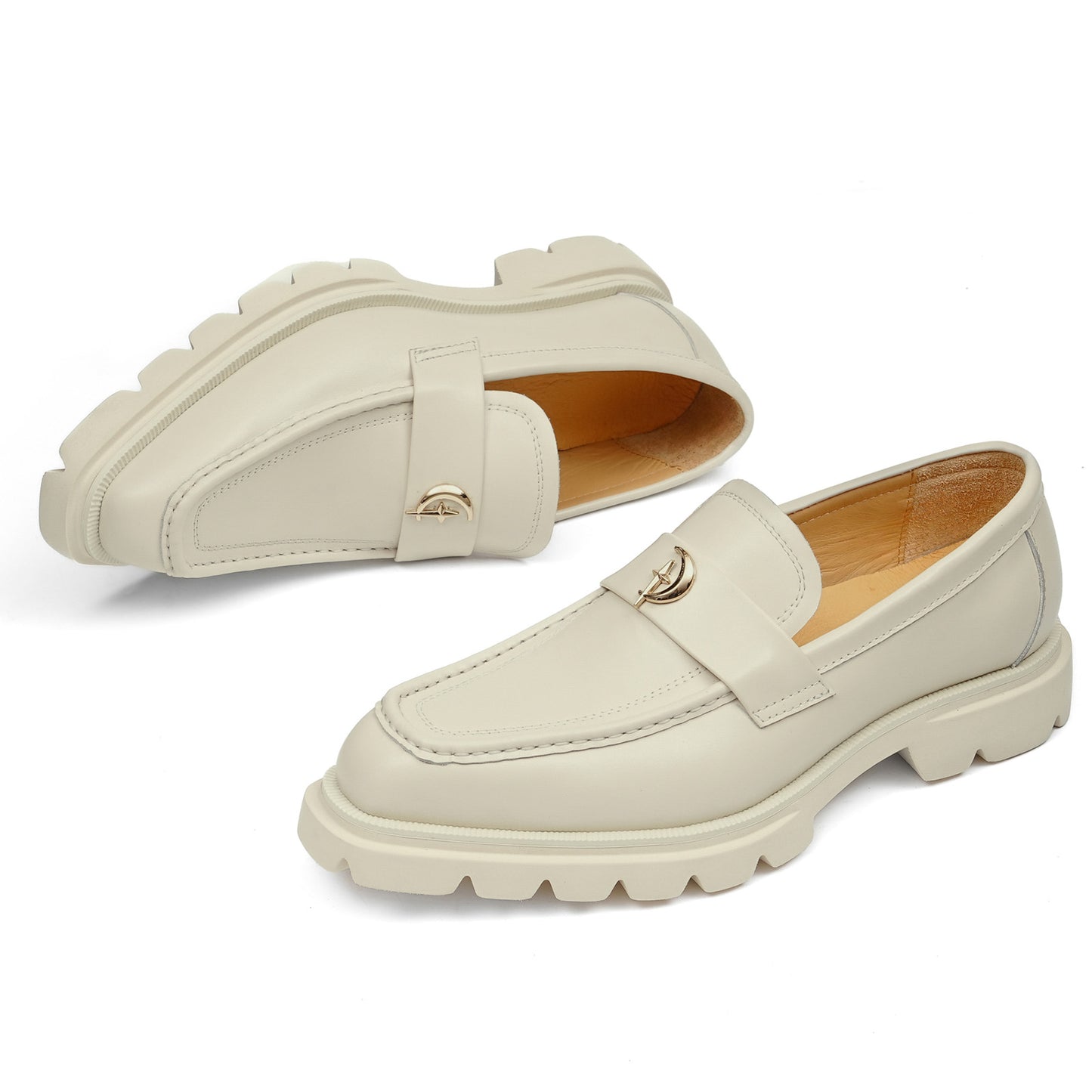 Men's Loafers: Metal Horsebit Chunky Sole